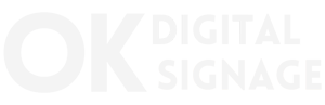 logo okdigitalsignage white